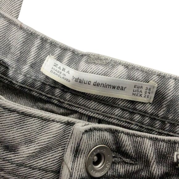 ZARA Trafaluc Denimwear Gray Highrise Jeans - Picture 3 of 11